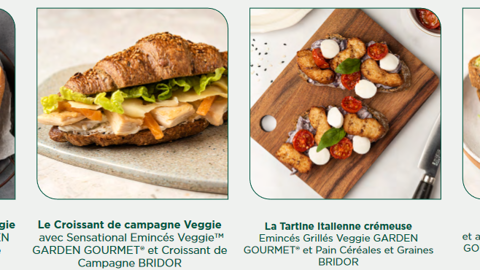 Quelques recettes snacking pensées par Bridor et Garden Gourmets Quelques recettes snacking pensées par Bridor et Garden Gourmets